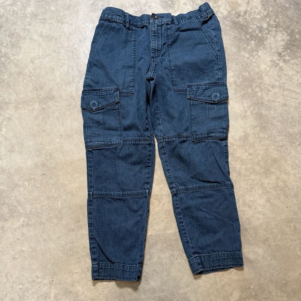 Madewell Jeans Women Size 26 Blue Cargo Streetwear Molly Dickson Denim‎